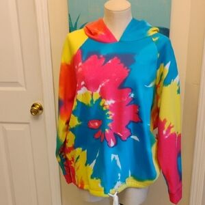 Vibrant Tie-Dye Women's Hoodie